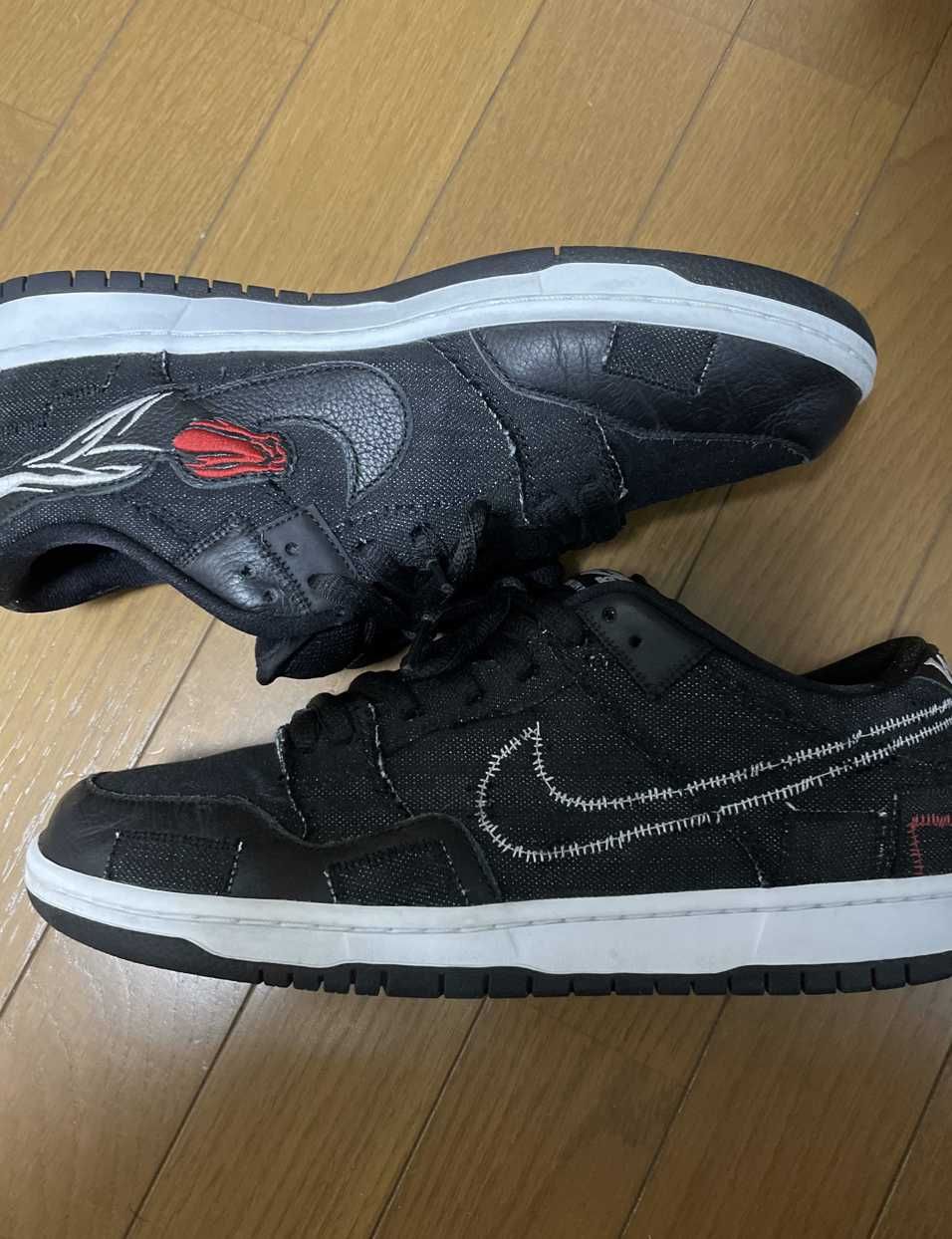 Wasted Youth × Nike SB Dunk Low "Black Denim" / VERDY