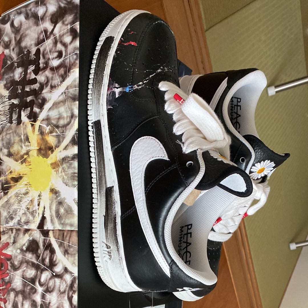 PEACEMINUSONE × Nike Air Force 1 Low Para Noise "Black" / G-DRAGON