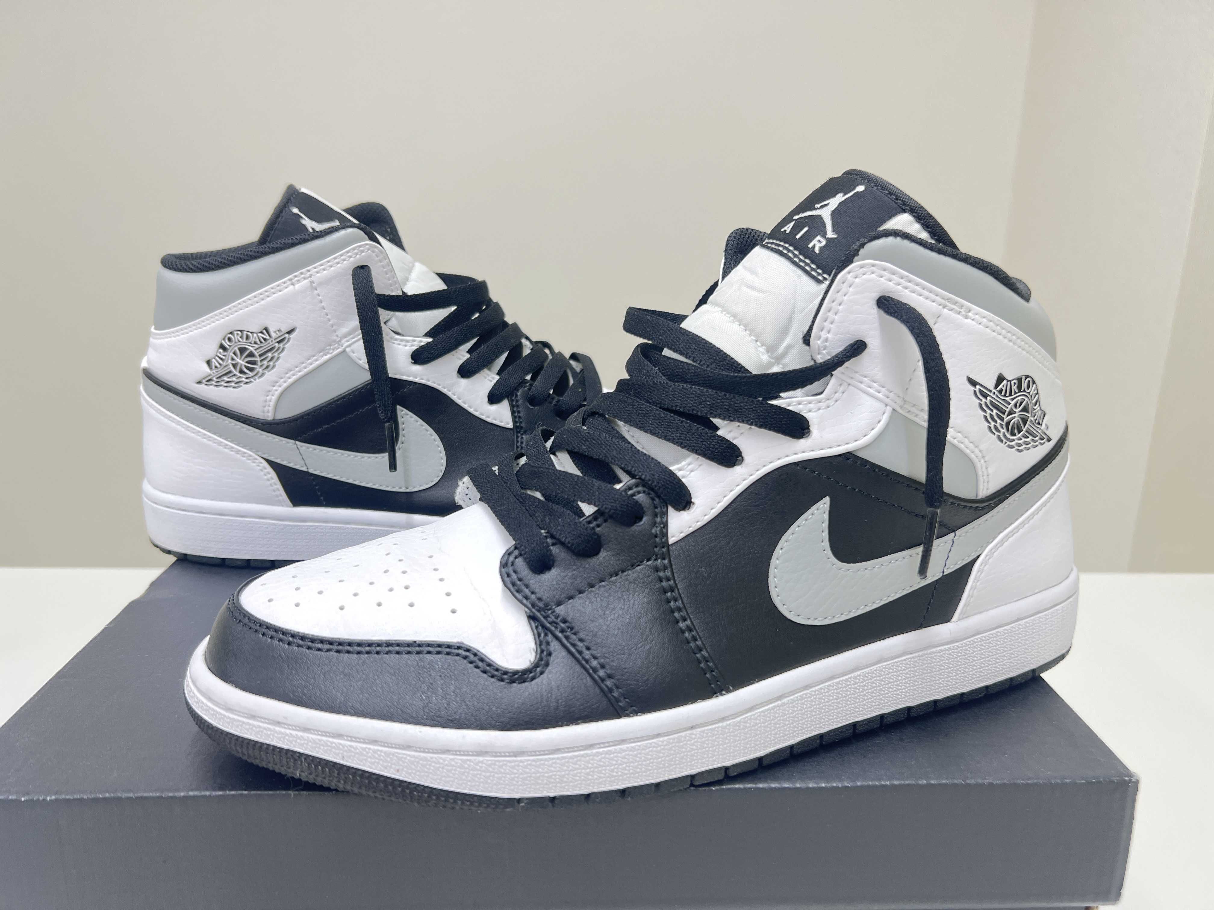 NIKE AIR JORDAN 1 MID "WHITE SHADOW"