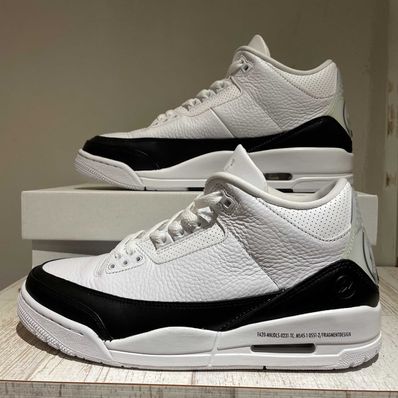 Fragment × Nike Air Jordan 3 "White/Black"
