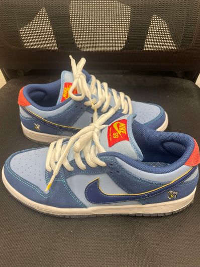 Why So Sad? × Nike SB Dunk Low "Coastal Blue/Speed Yellow-University Red"