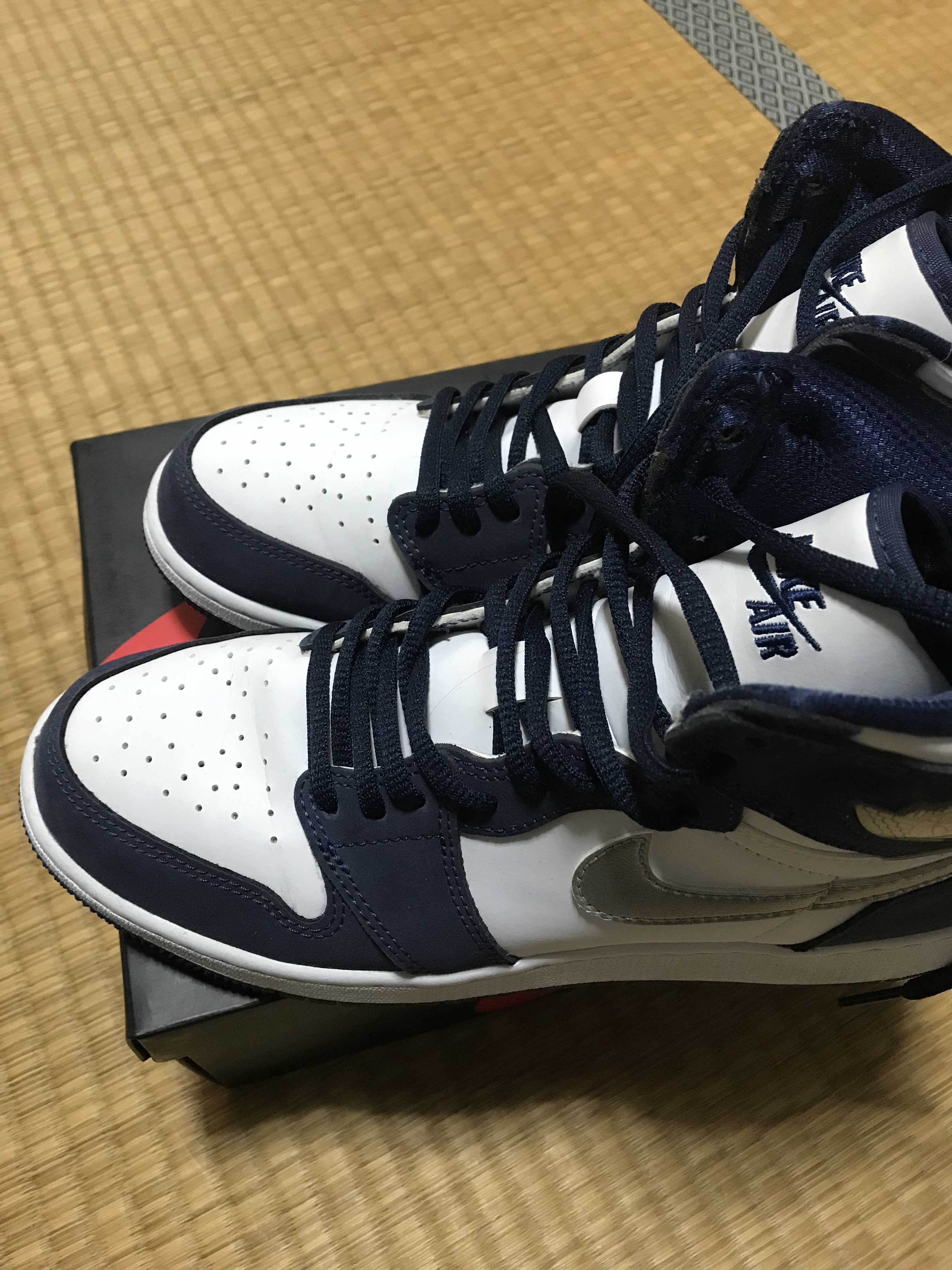Nike GS Air Jordan 1 High OG CO.JP "Midnight Navy" (2020)(ブリーフケースなし)