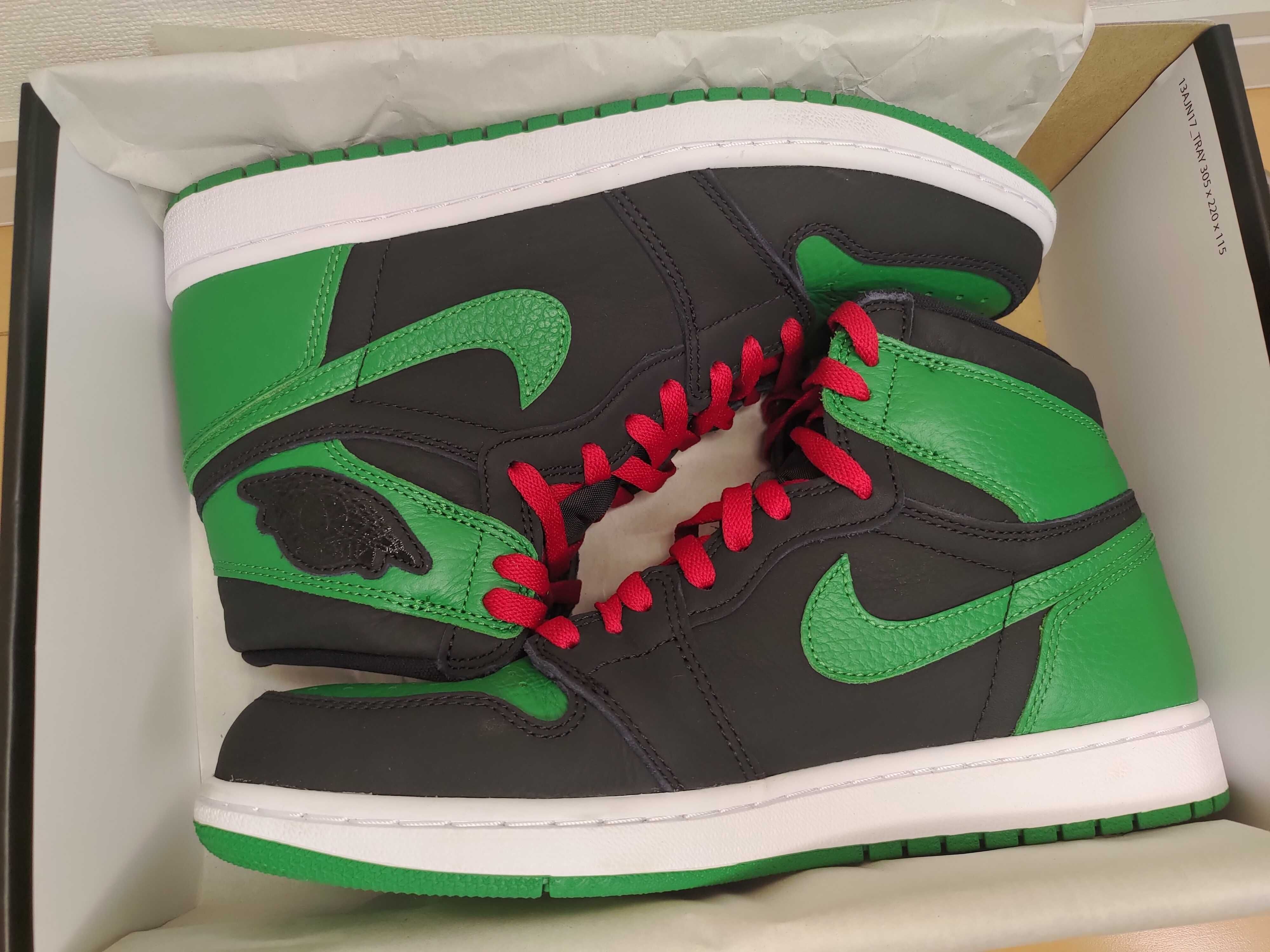 Nike Air Jordan 1 Retro High OG "Black/Pine Green" (2020)      