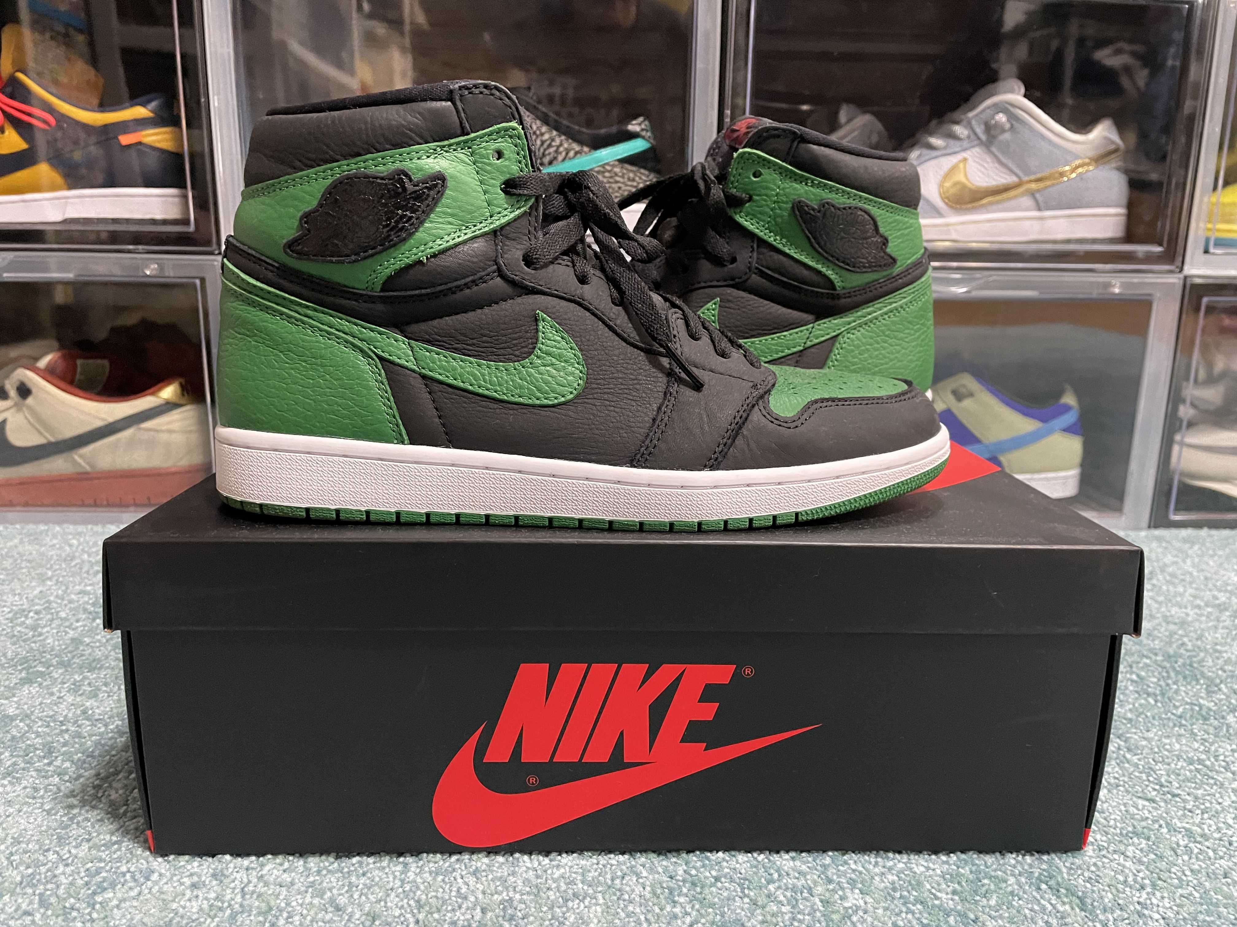 Nike Air Jordan 1 Retro High OG "Black/Pine Green" (2020)