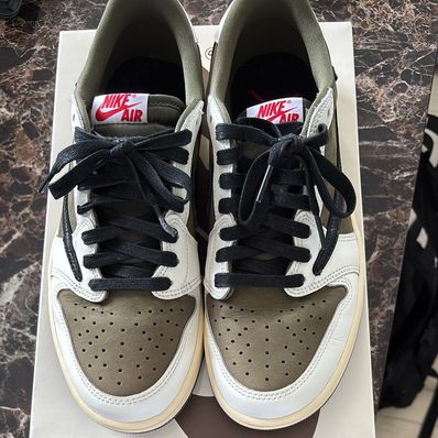 Travis Scott × Nike Air Jordan 1 Low OG SP "Reverse Olive"