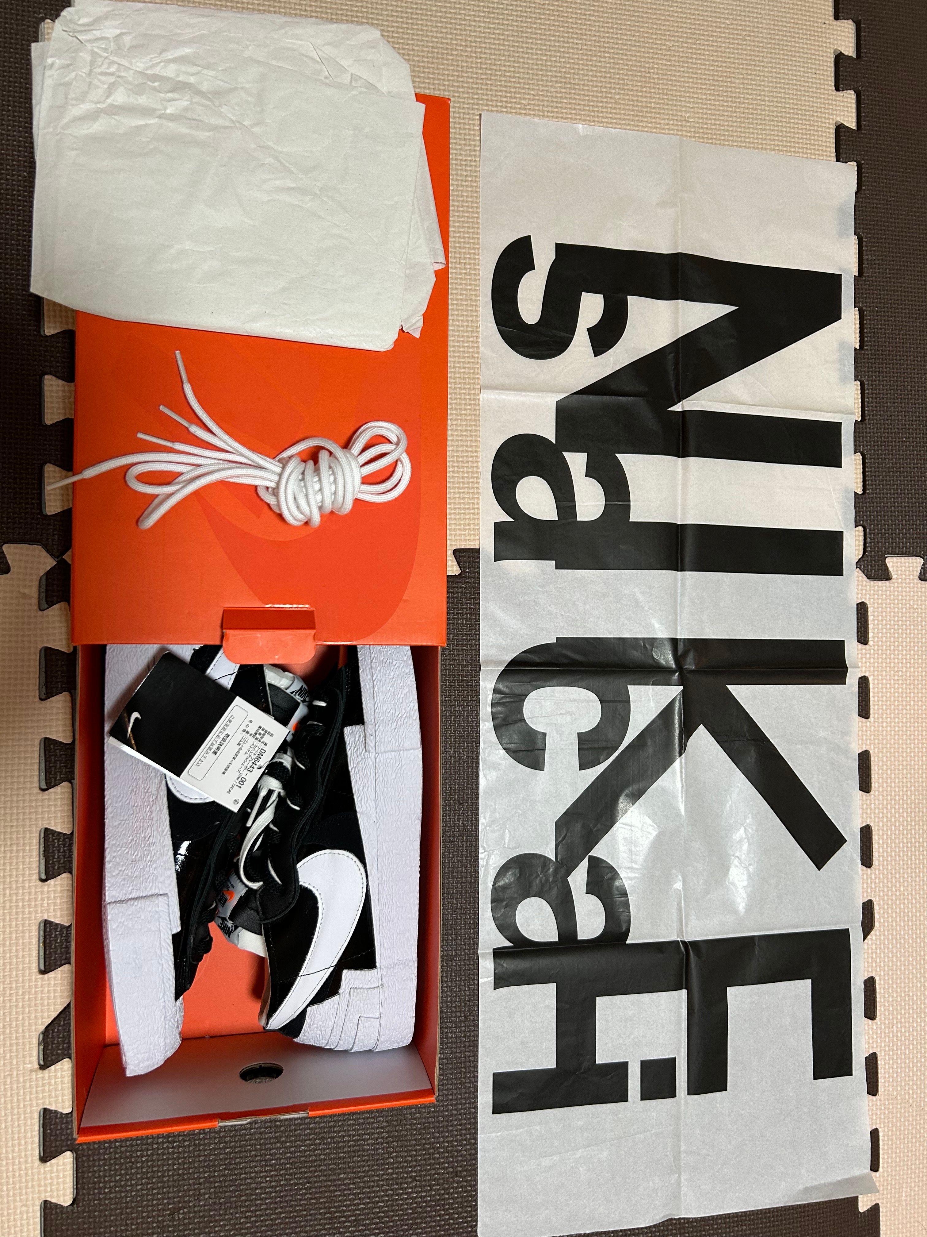 sacai × Nike Blazer Low "Black Patent Leather"