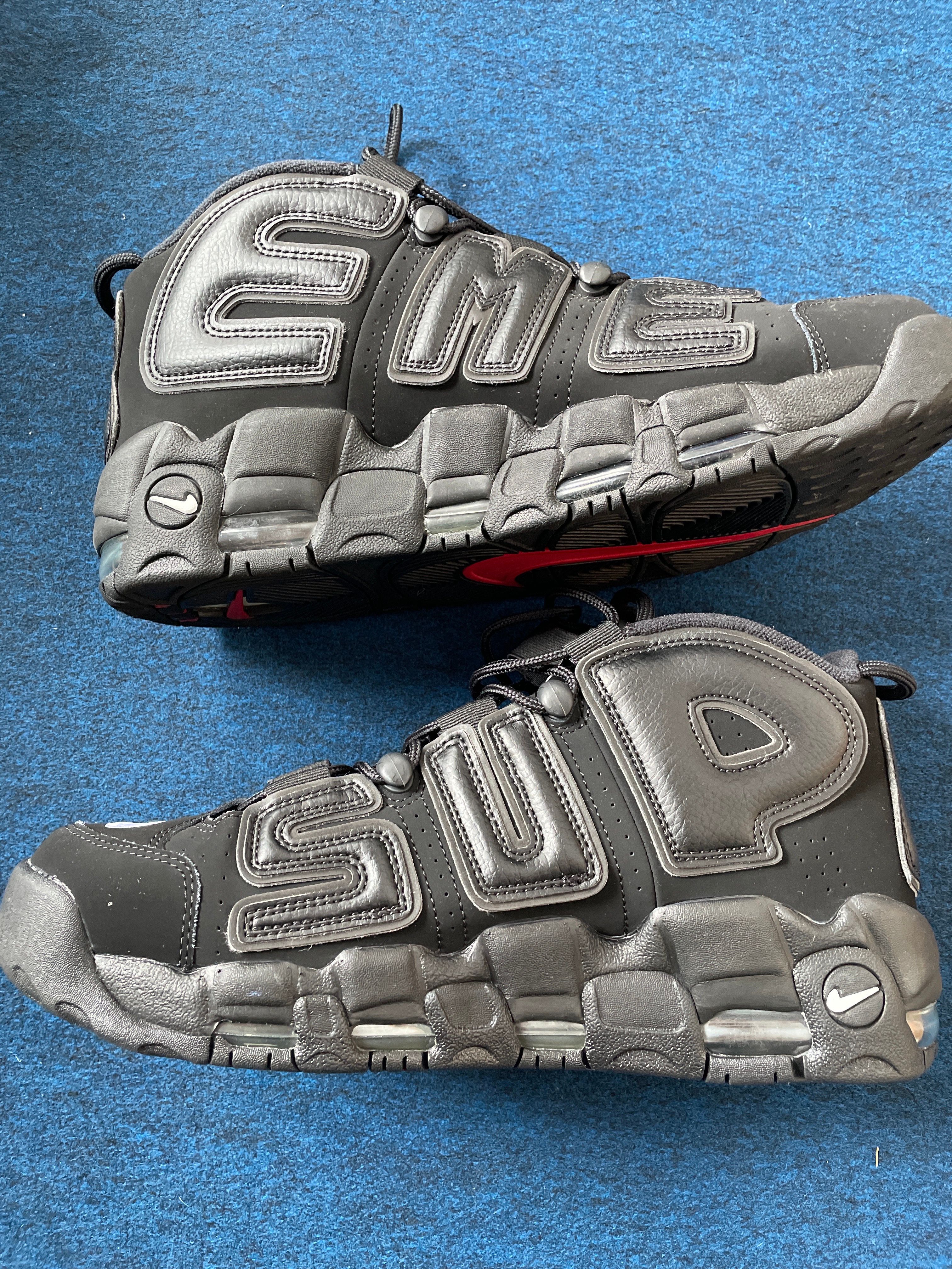 Supreme × Nike Air More Uptempo "Black"