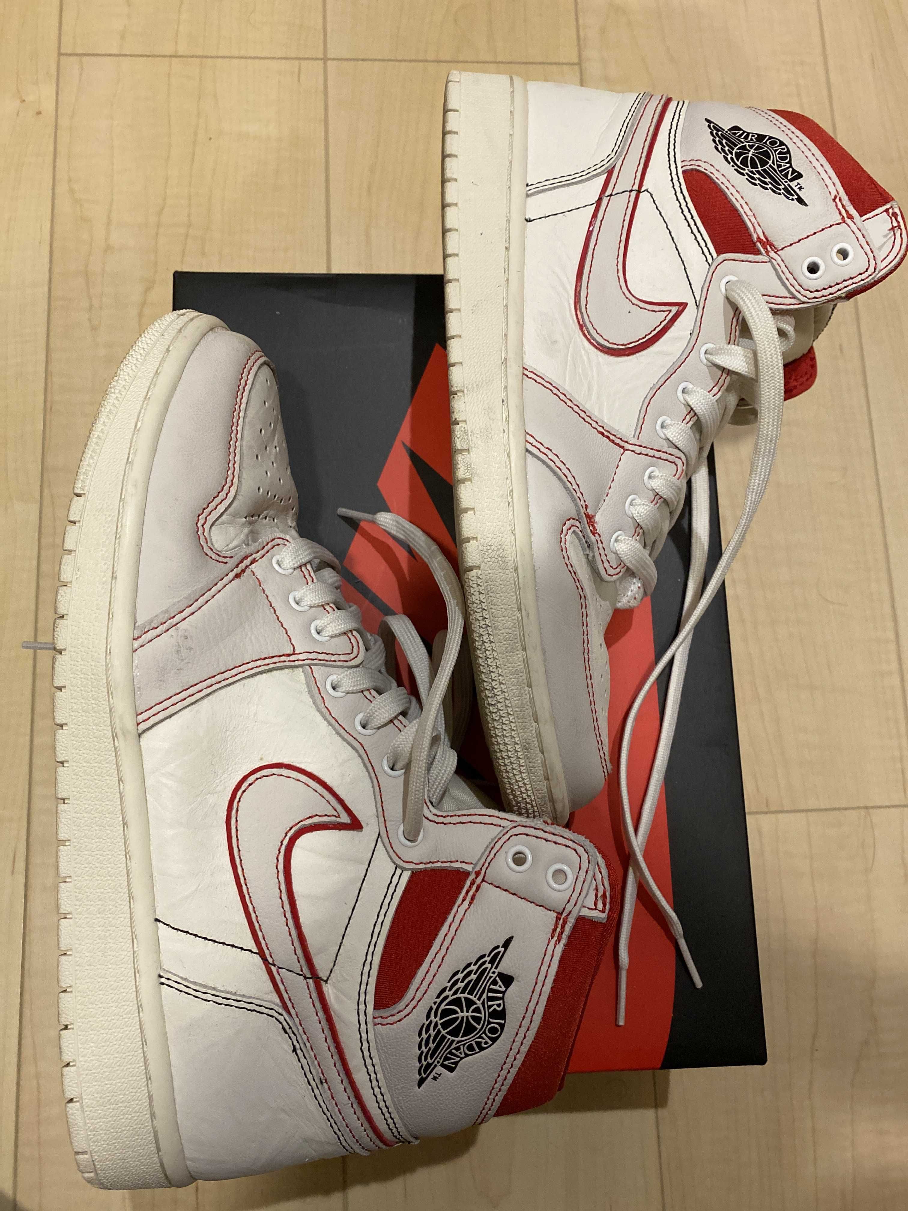 Nike Air Jordan 1 Retro High OG "Sail/University Red"     