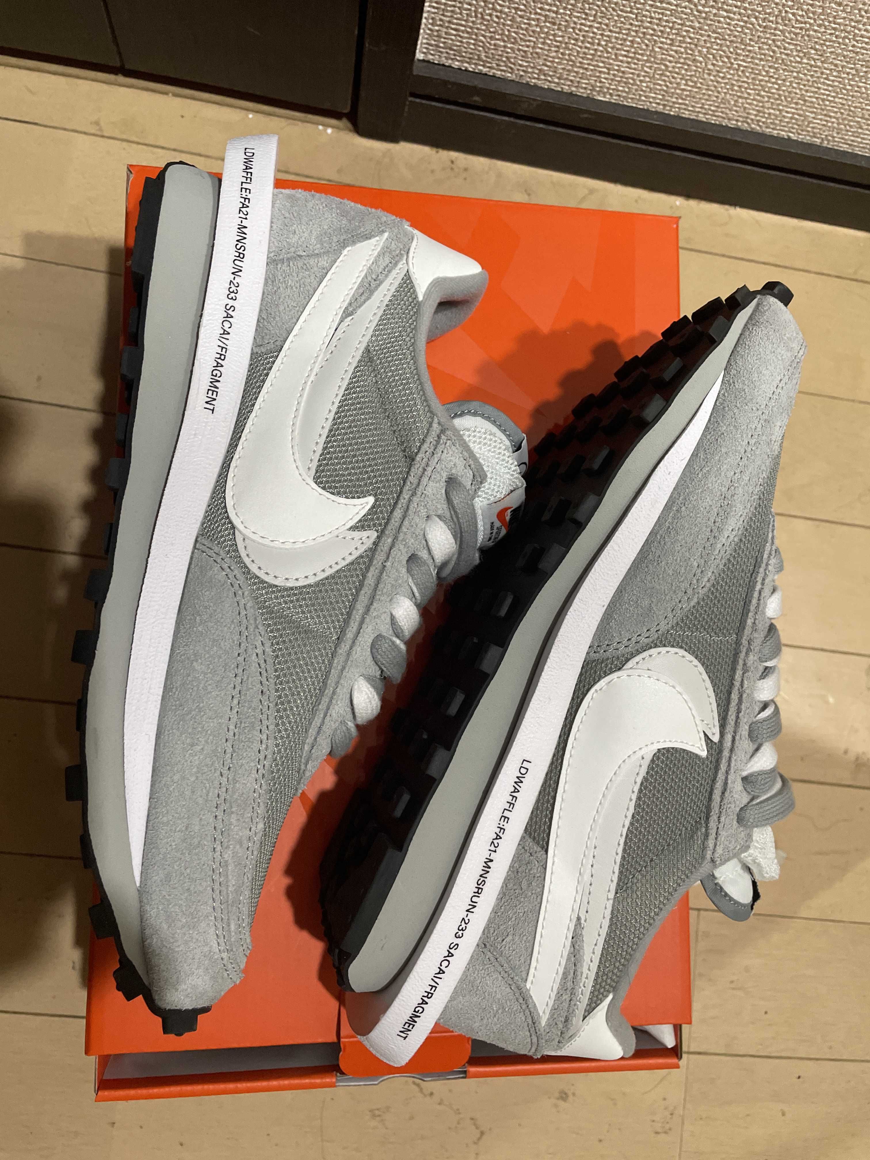 Fragment × sacai × Nike LD Waffle "Light Smoke Grey"