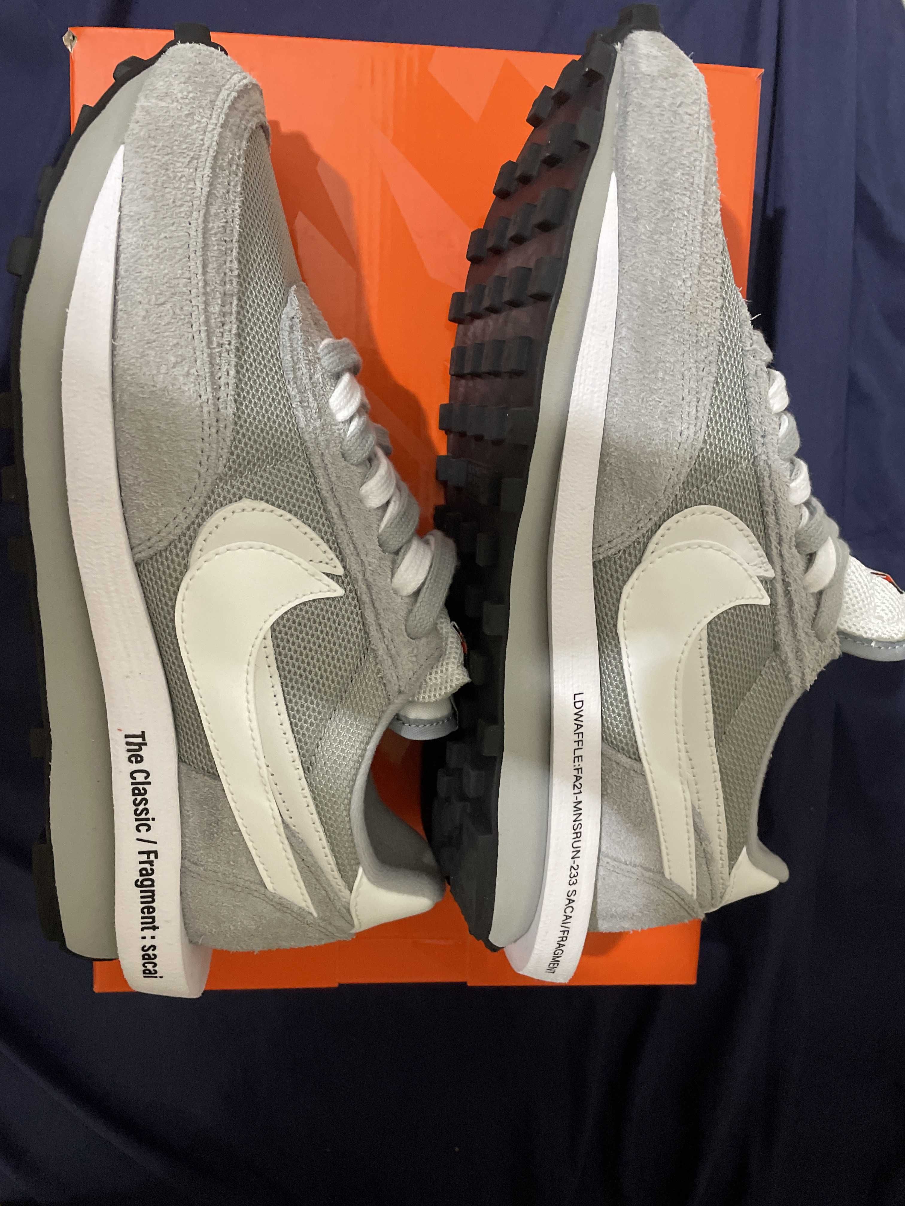 Fragment × sacai × Nike LD Waffle "Light Smoke Grey"