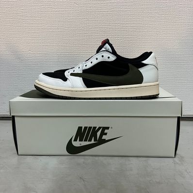 Travis Scott × Nike Women's Air Jordan 1 Low OG "Medium Olive"