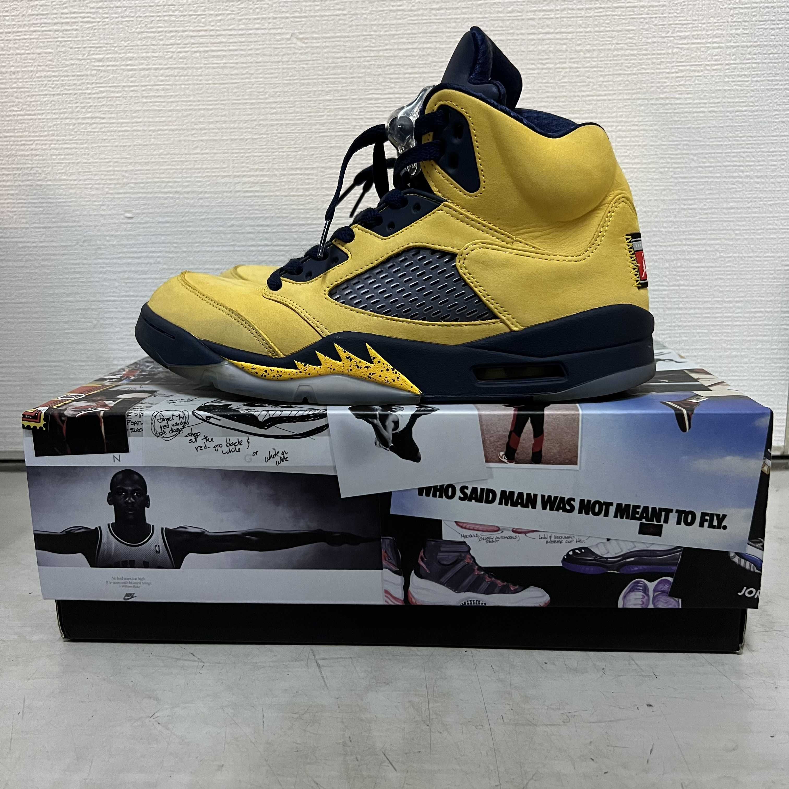 NIKE AIR JORDAN 5 "MICHIGAN"