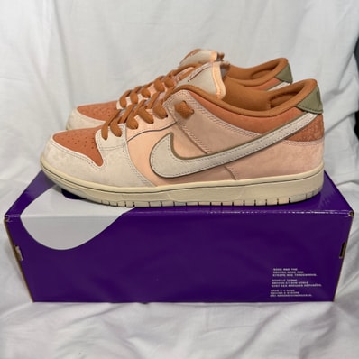 Nike SB Dunk Low Pro PRM "Crimson Tint and Amber Brown/Trocadero Gardens"