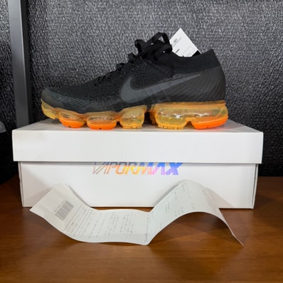 NIKE AIR VAPORMAX "ANTHRACITE/RUSH ORANGE"