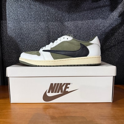 Travis Scott × Nike Air Jordan 1 Low OG SP "Reverse Olive"