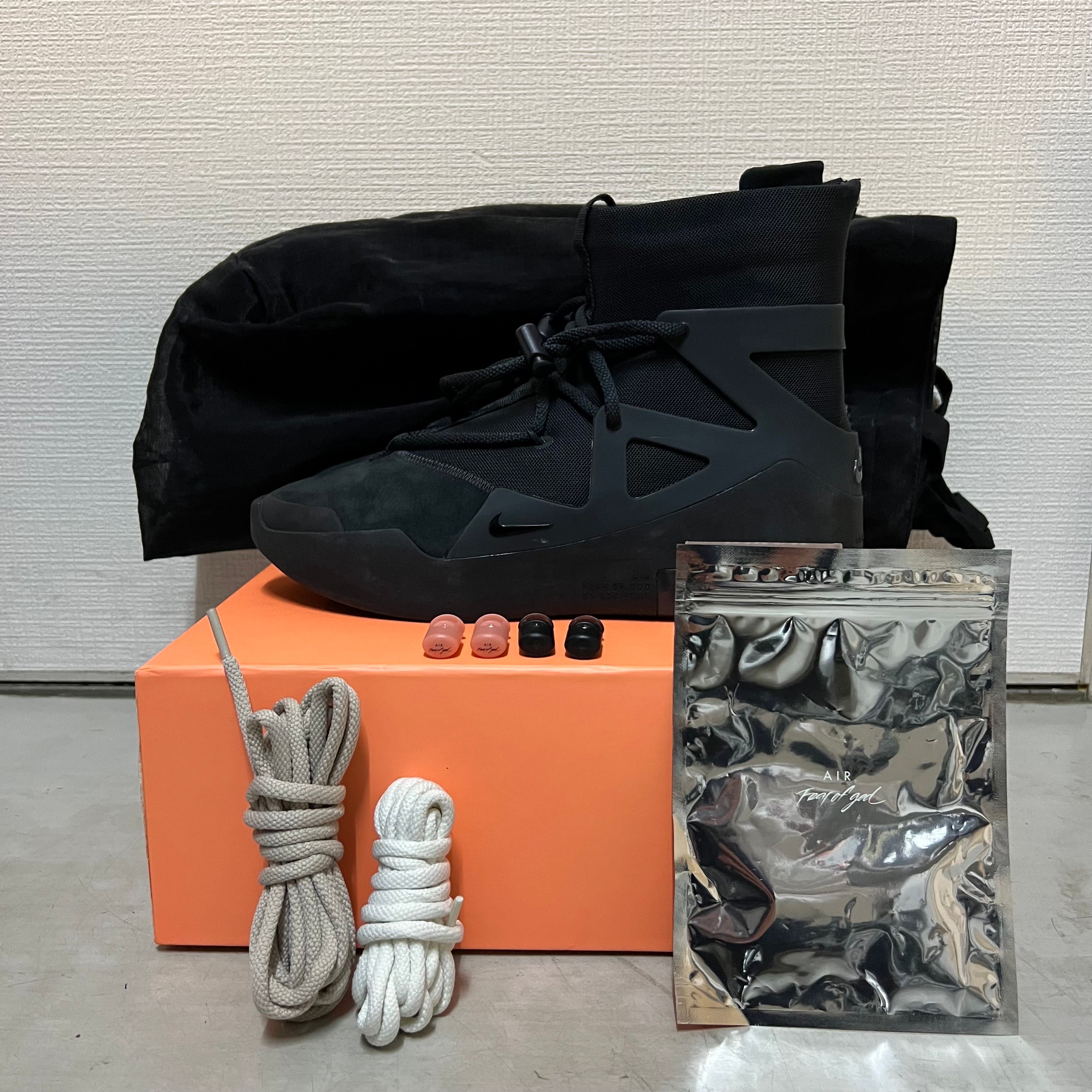 Fear Of God × Nike Air 1 "Triple Black"