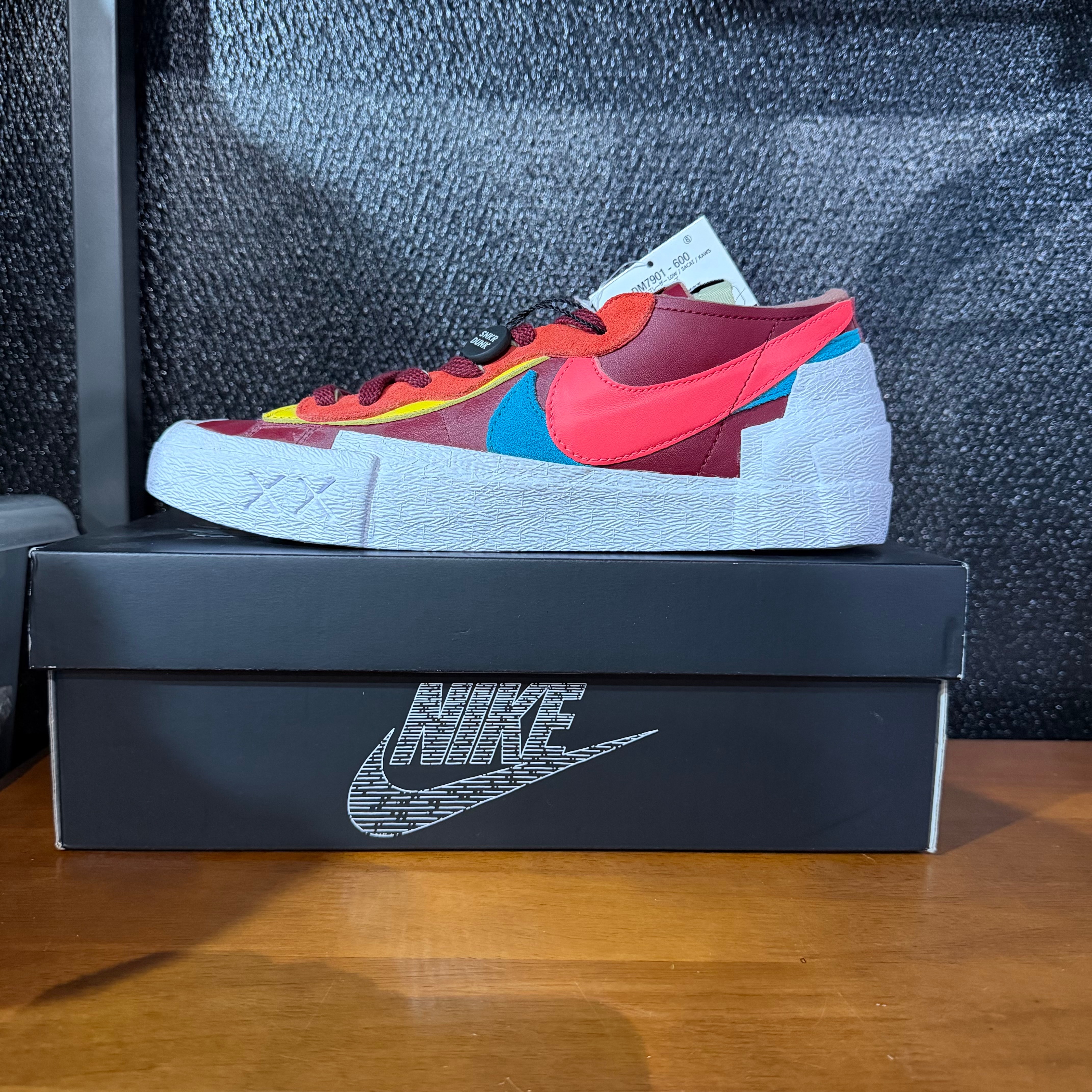 KAWS × sacai × Nike Blazer Low "Team Red"