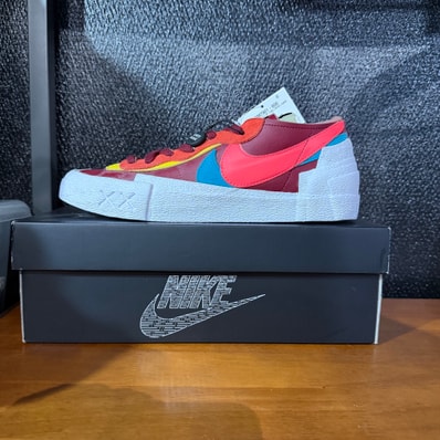 KAWS × sacai × Nike Blazer Low "Team Red"