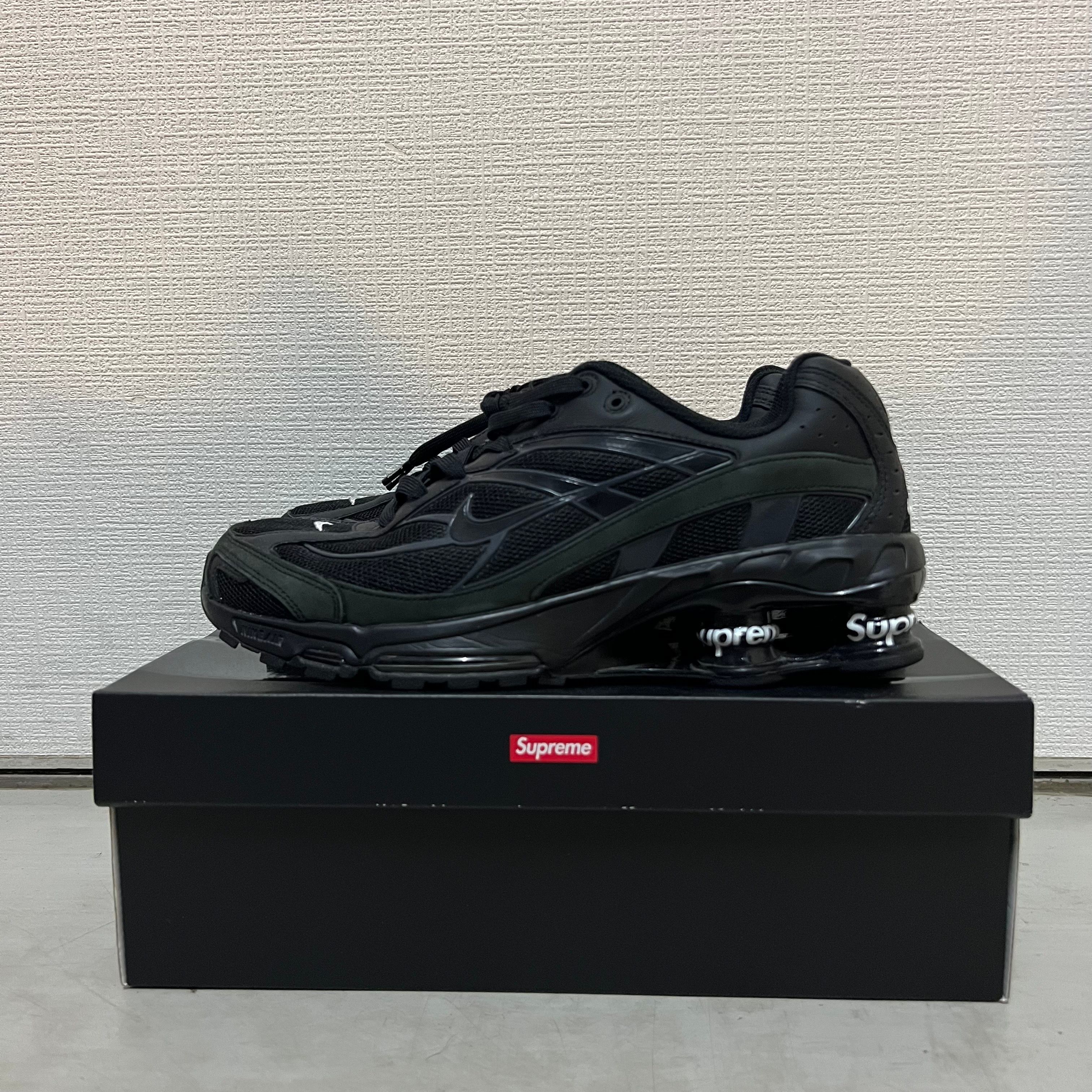 Supreme × Nike Shox Ride 2 "Black/Black-White"