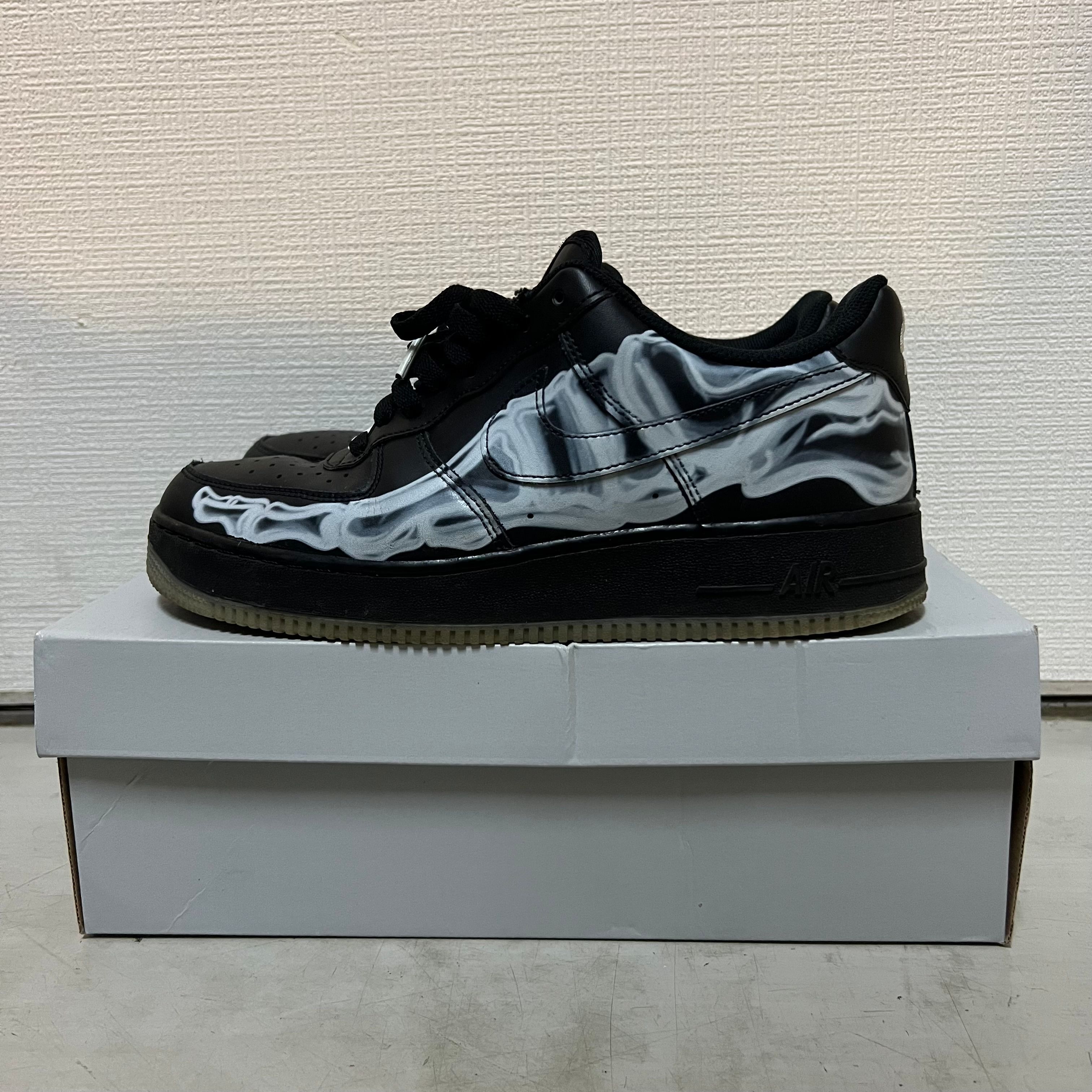 Nike Air Force 1 Low "Black Skeleton"