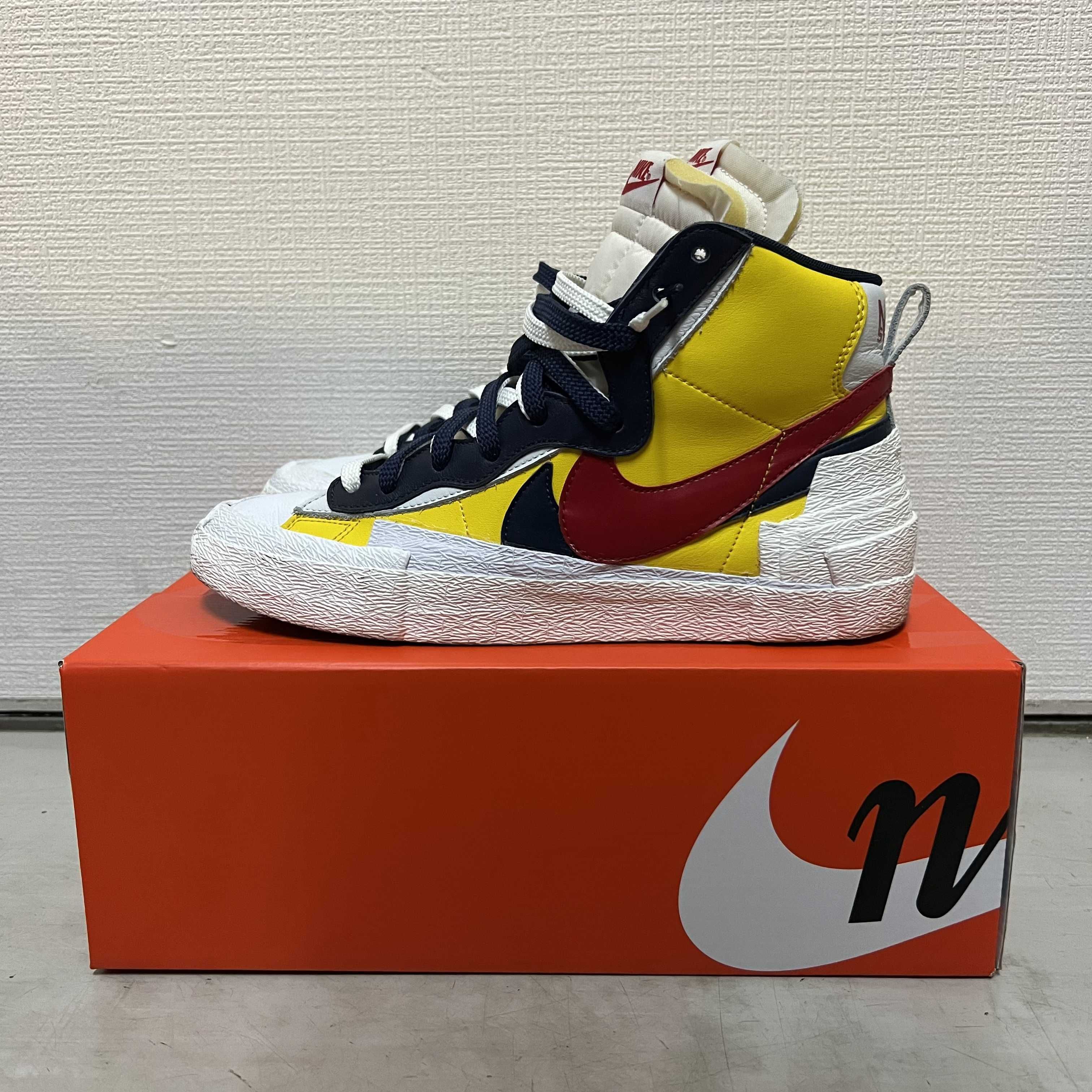 sacai × Nike Blazer Mid "Varsity Maize/Varsity Red"