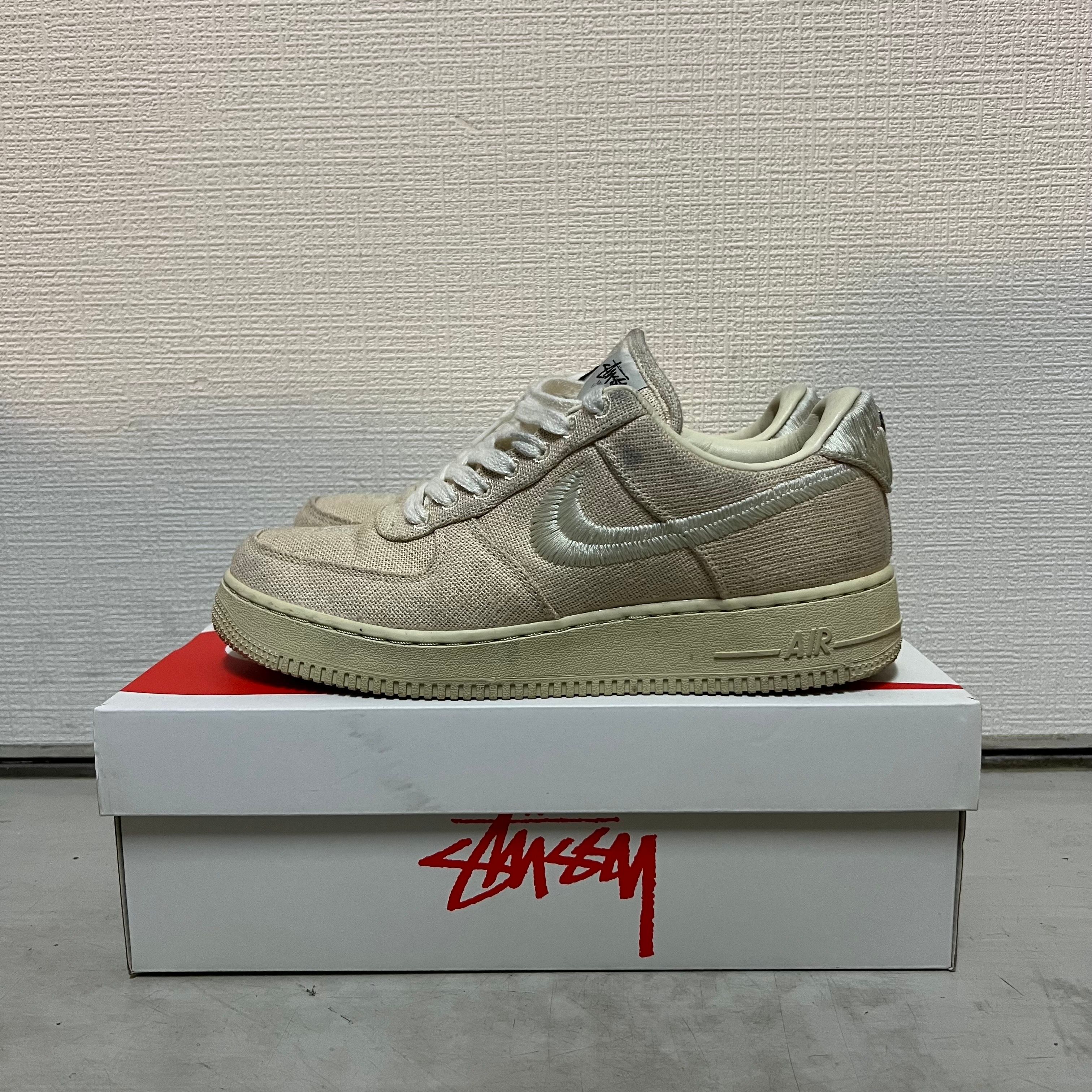 Stussy × Nike Air Force 1 Low "Fossil Stone"