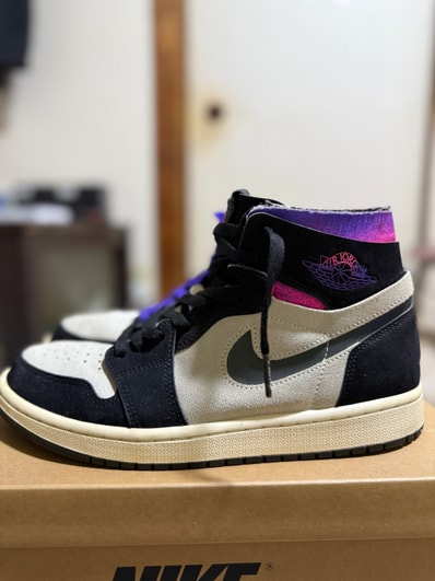 Paris Saint-Germain (PSG) × Nike Air Jordan 1 High Zoom Air CMFT "White/Black"