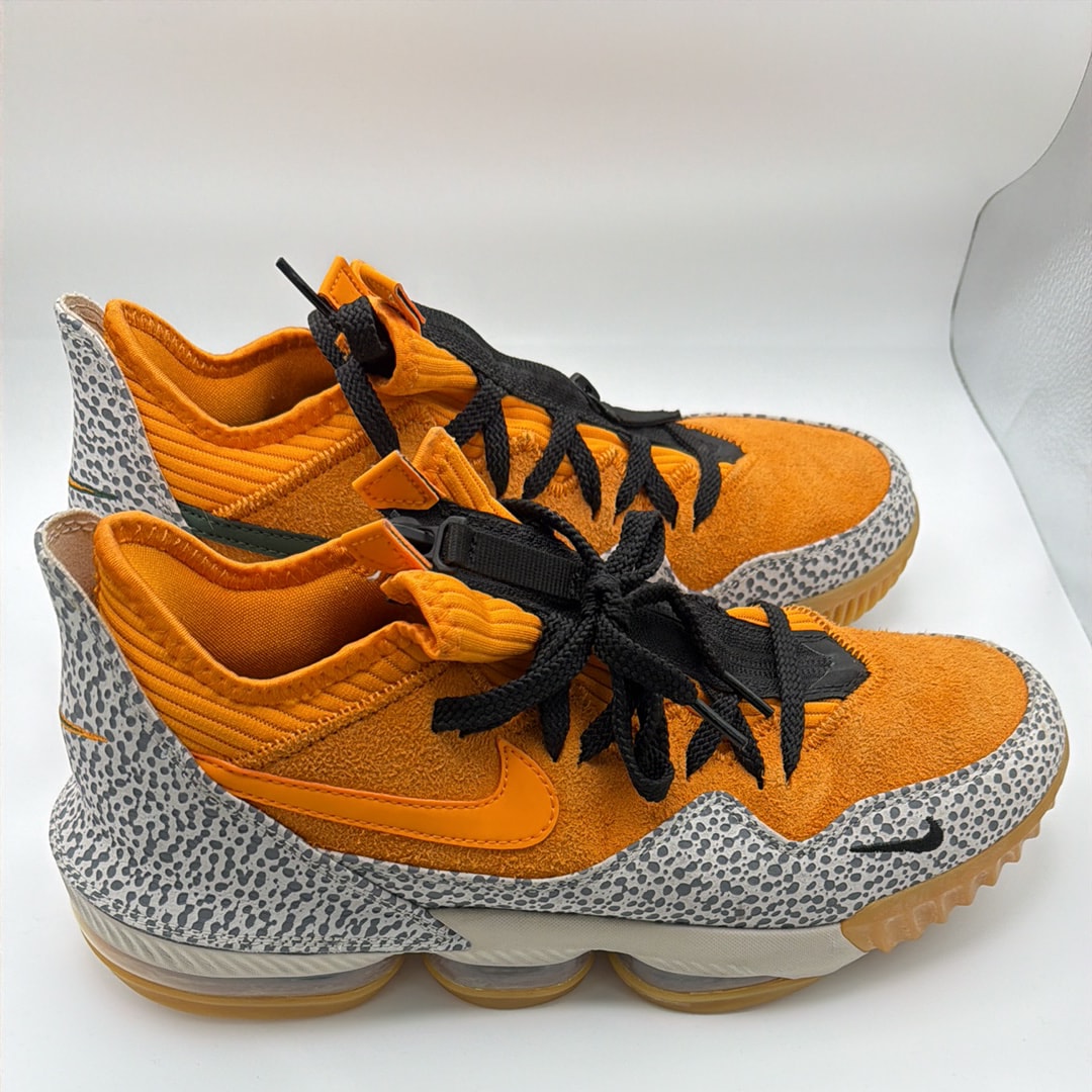 atmos × Nike LeBron 16 Low "Safari" (CD9471-800/CI3358-800)
