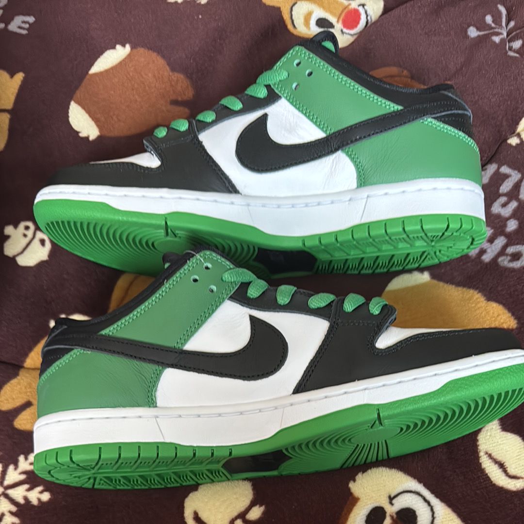 Nike SB Dunk Low Pro "Black and Classic Green"