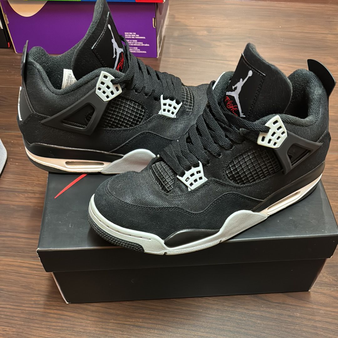 Nike Air Jordan 4 SE "Black and Light Steel"