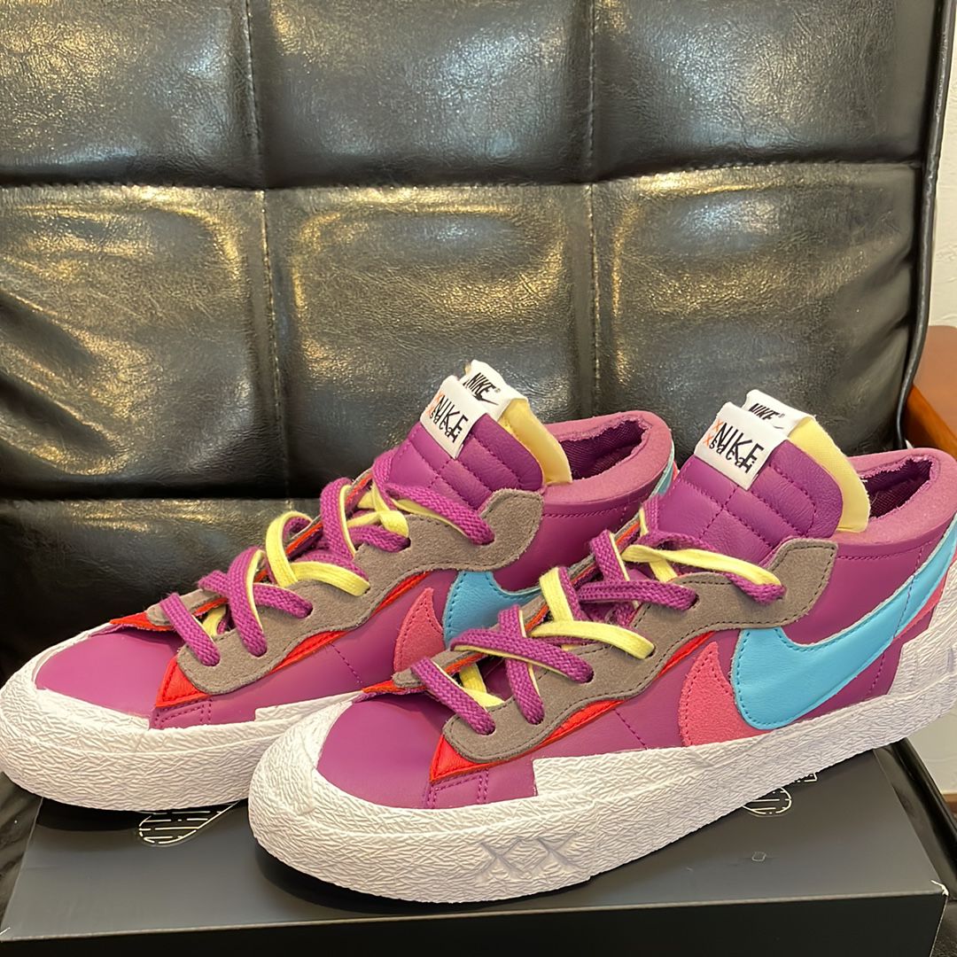KAWS × sacai × Nike Blazer Low "Purple Dusk"