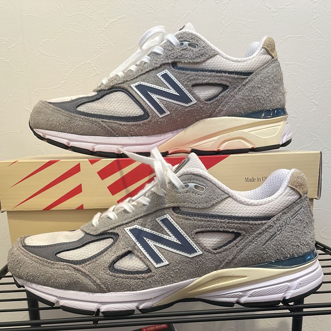 New Balance 990V4 "Gray/Slate Blue"