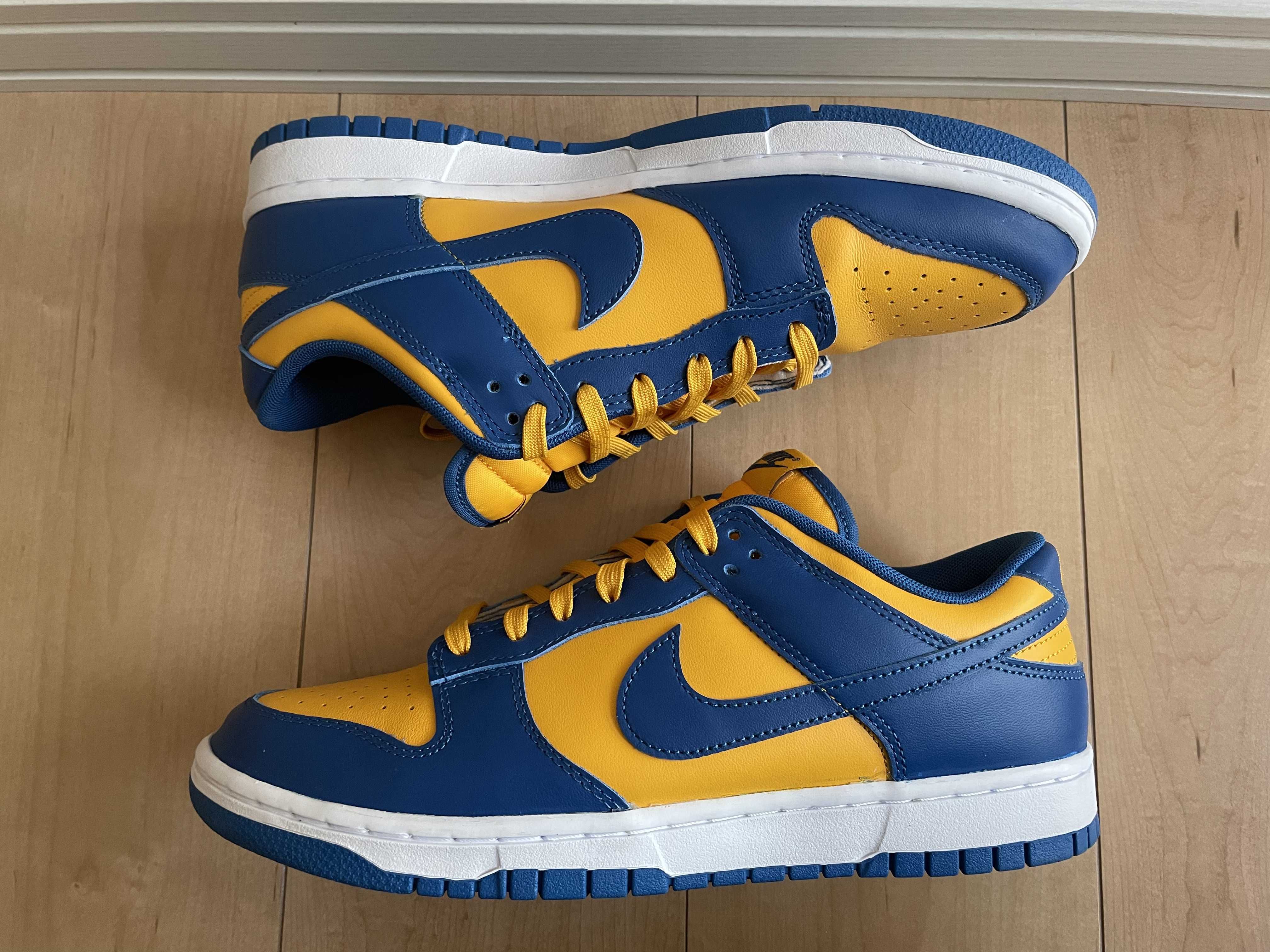 Nike Dunk Low "Blue Jay and University Gold"