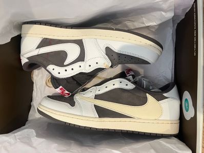 Travis Scott × Nike Air Jordan 1 Low OG SP "Reverse Mocha/Sail and Ridgerock"