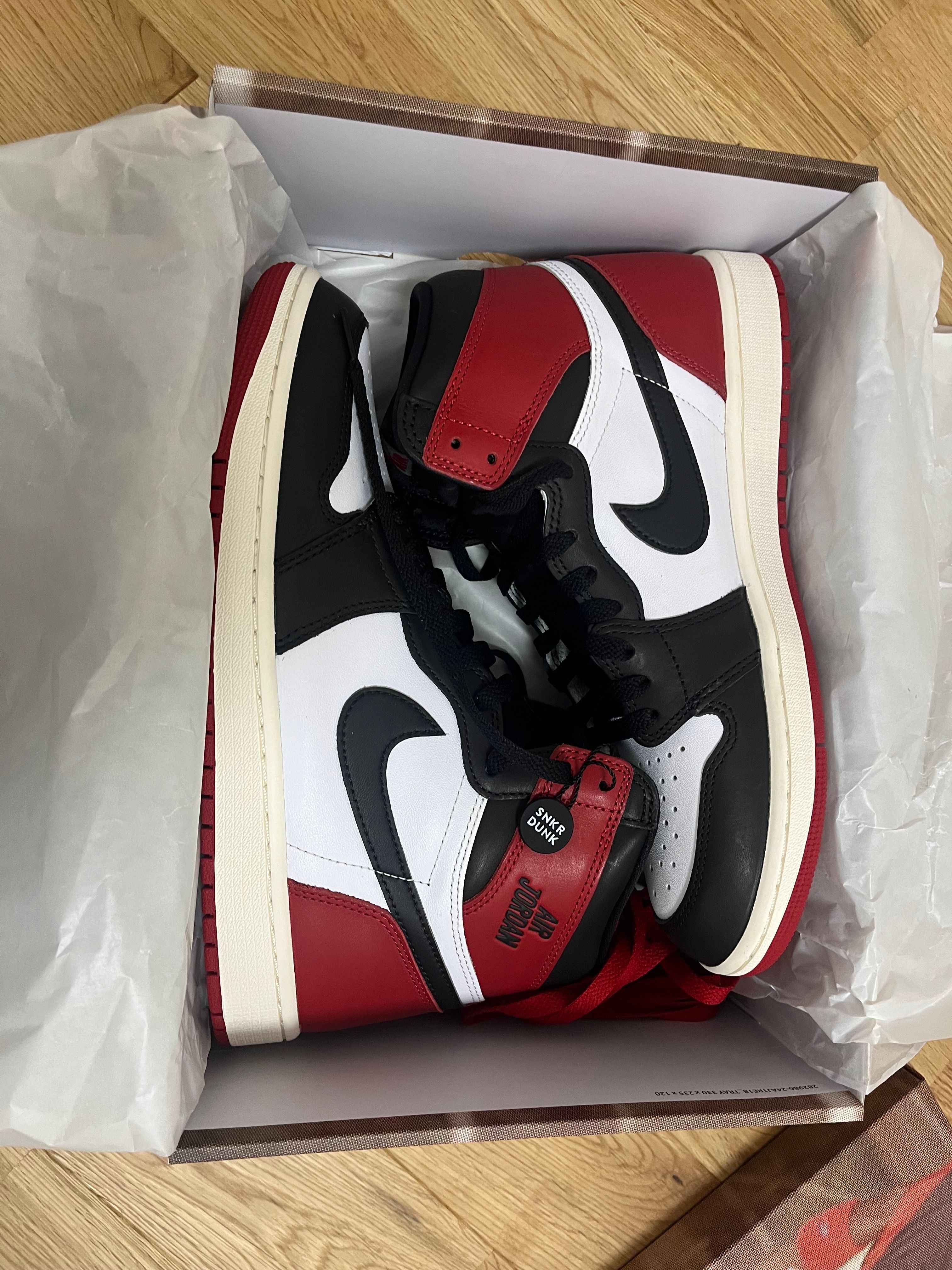 Nike Air Jordan 1 Retro High OG "Black Toe Reimagined"