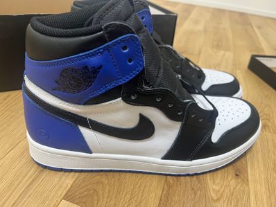 fragment design × Nike Air Jordan 1 Retro High OG "Black/Sport Royal/White"