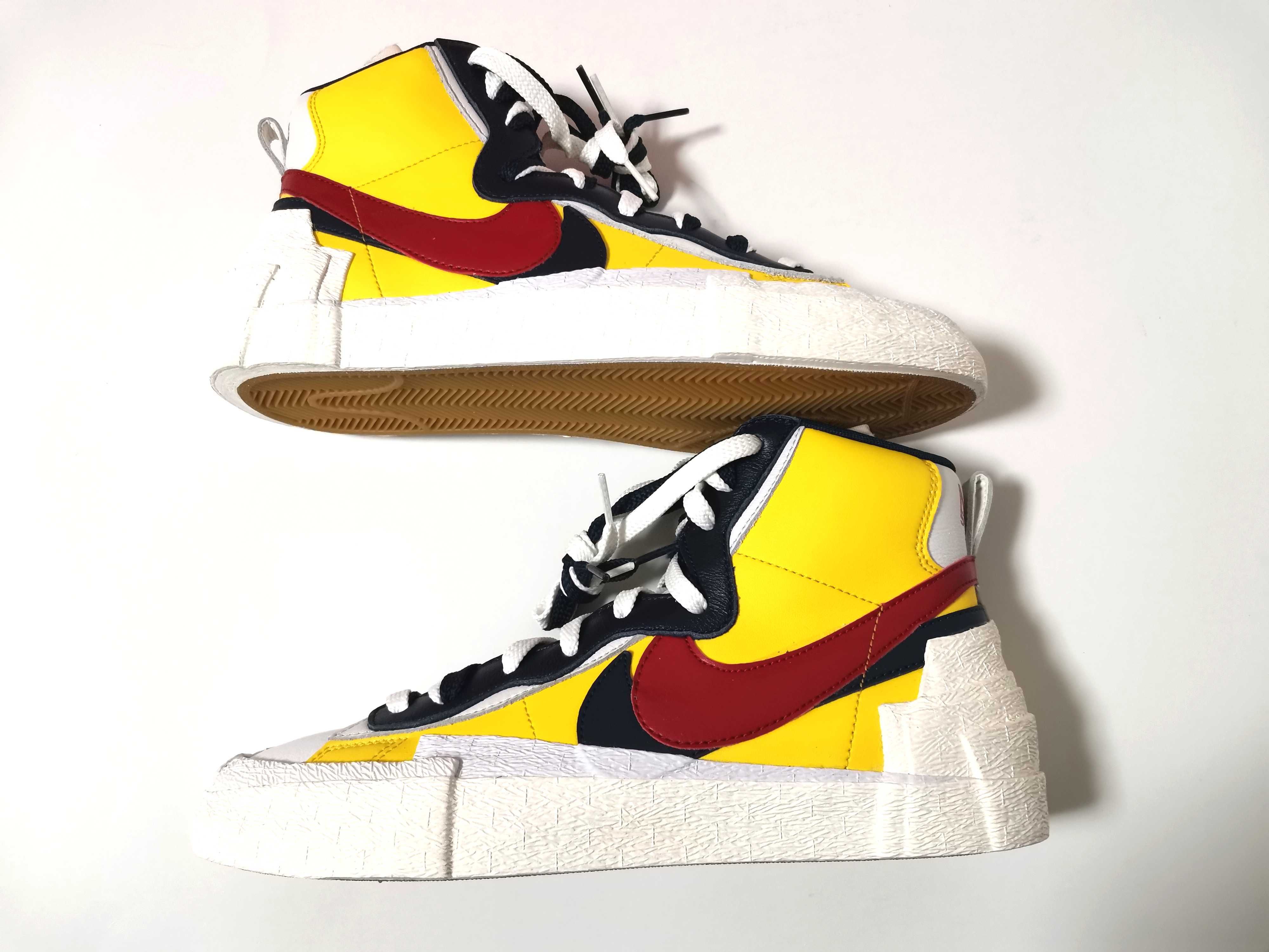 sacai × Nike Blazer Mid "Varsity Maize/Varsity Red"