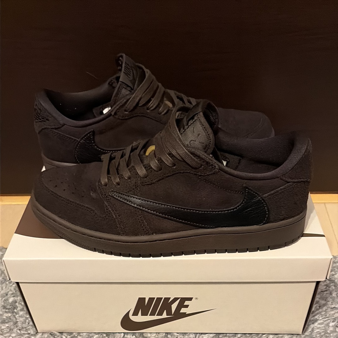 Travis Scott × Nike Air Jordan 1 Low OG SP "Velvet Brown and Dark Mocha"
