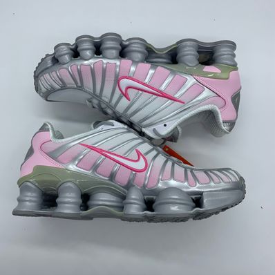 Nike Women's Shox TL "Metallic Platinum/Pinksicle"