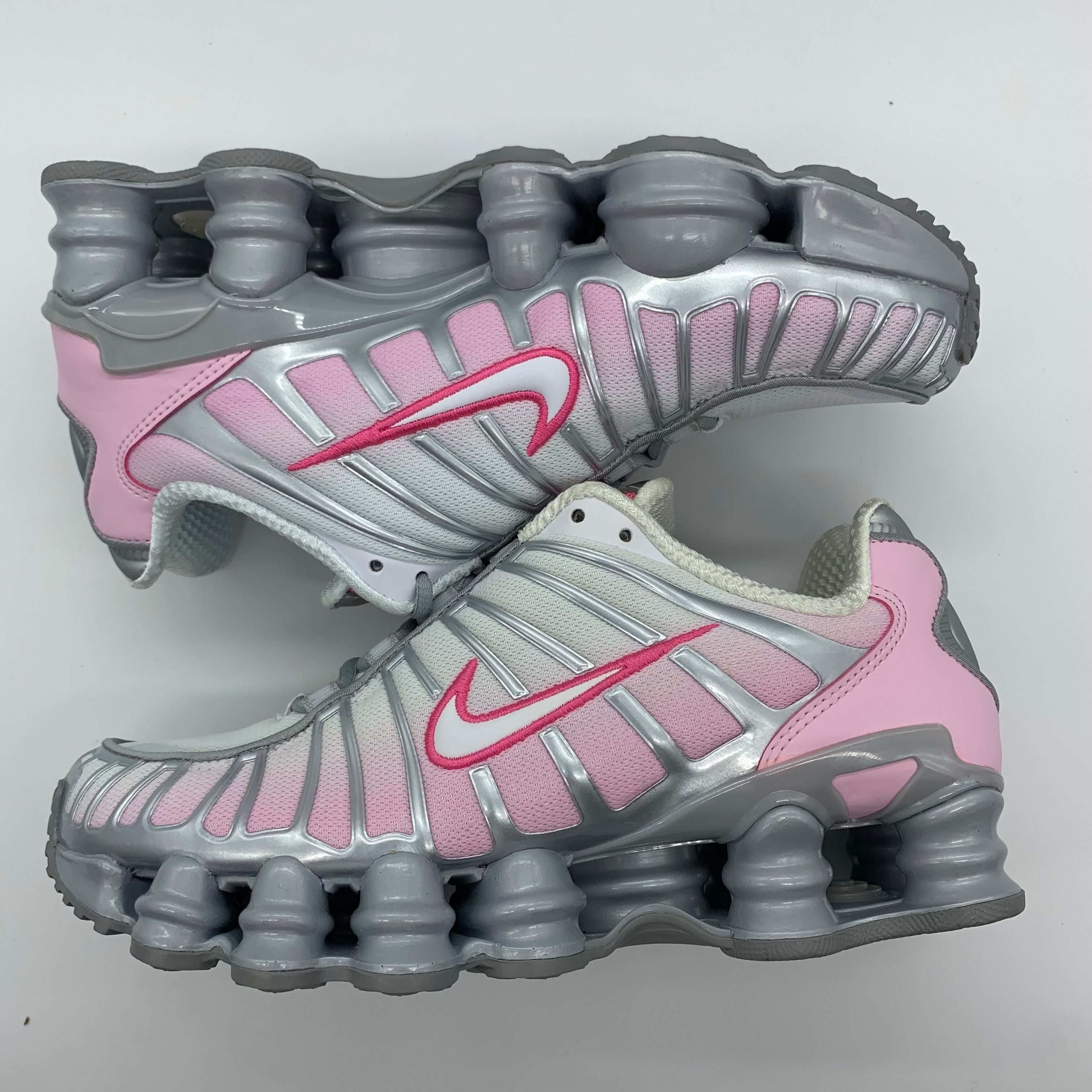 Nike Women's Shox TL "Metallic Platinum/Pinksicle"