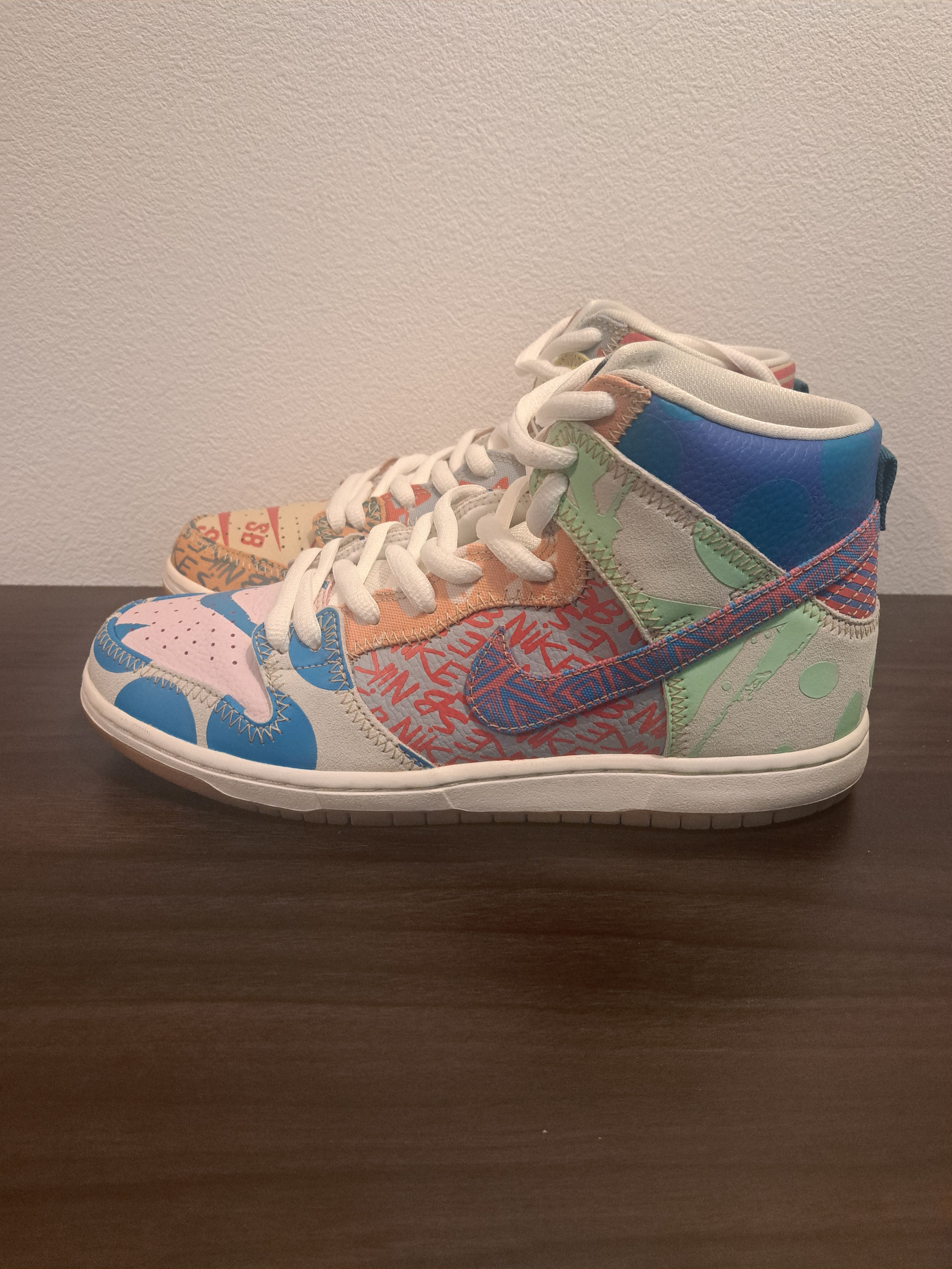 THOMAS CAMPBELL × Nike SB Dunk High "Ice Jade/Circuit Orange-Sail"