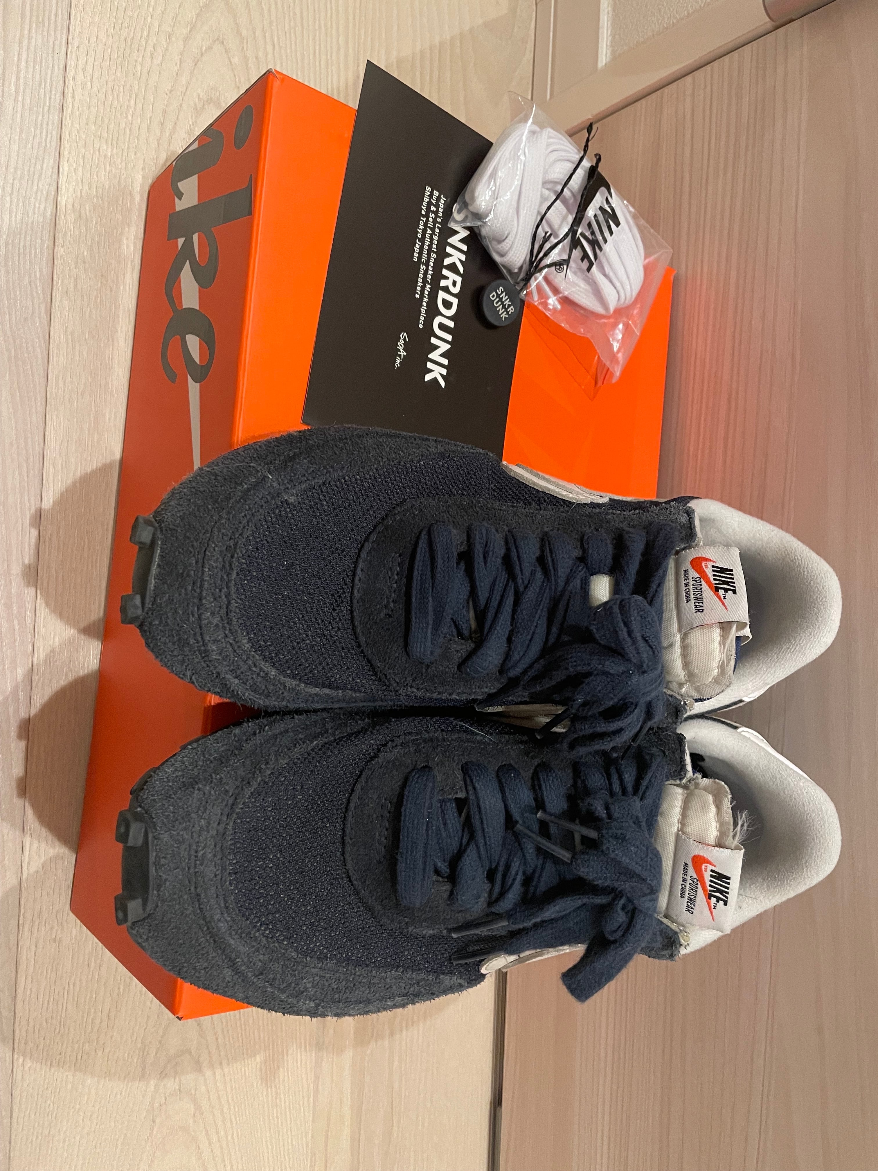 Fragment × sacai × Nike LD Waffle "Blackended Blue"