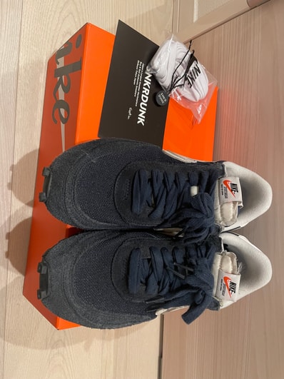 Fragment × sacai × Nike LD Waffle "Blackended Blue"