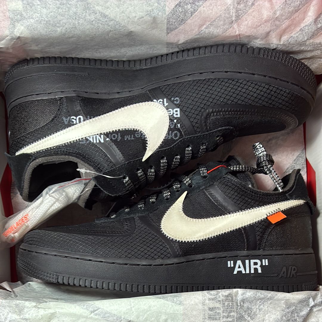 Off-White × Nike Air Force 1 Low "Black"