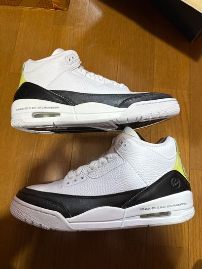 Fragment × Nike Air Jordan 3 "White/Black"