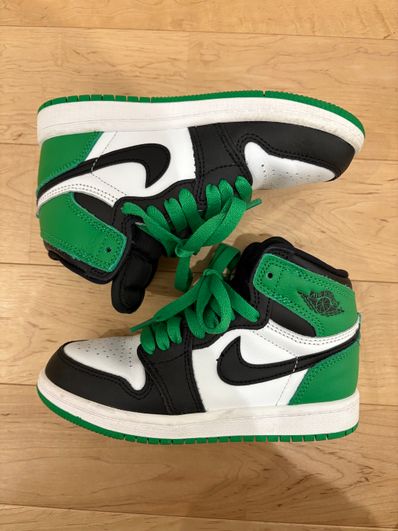 Nike PS Air Jordan 1 Retro High OG "Celtics/Black and Lucky Green" (2023)