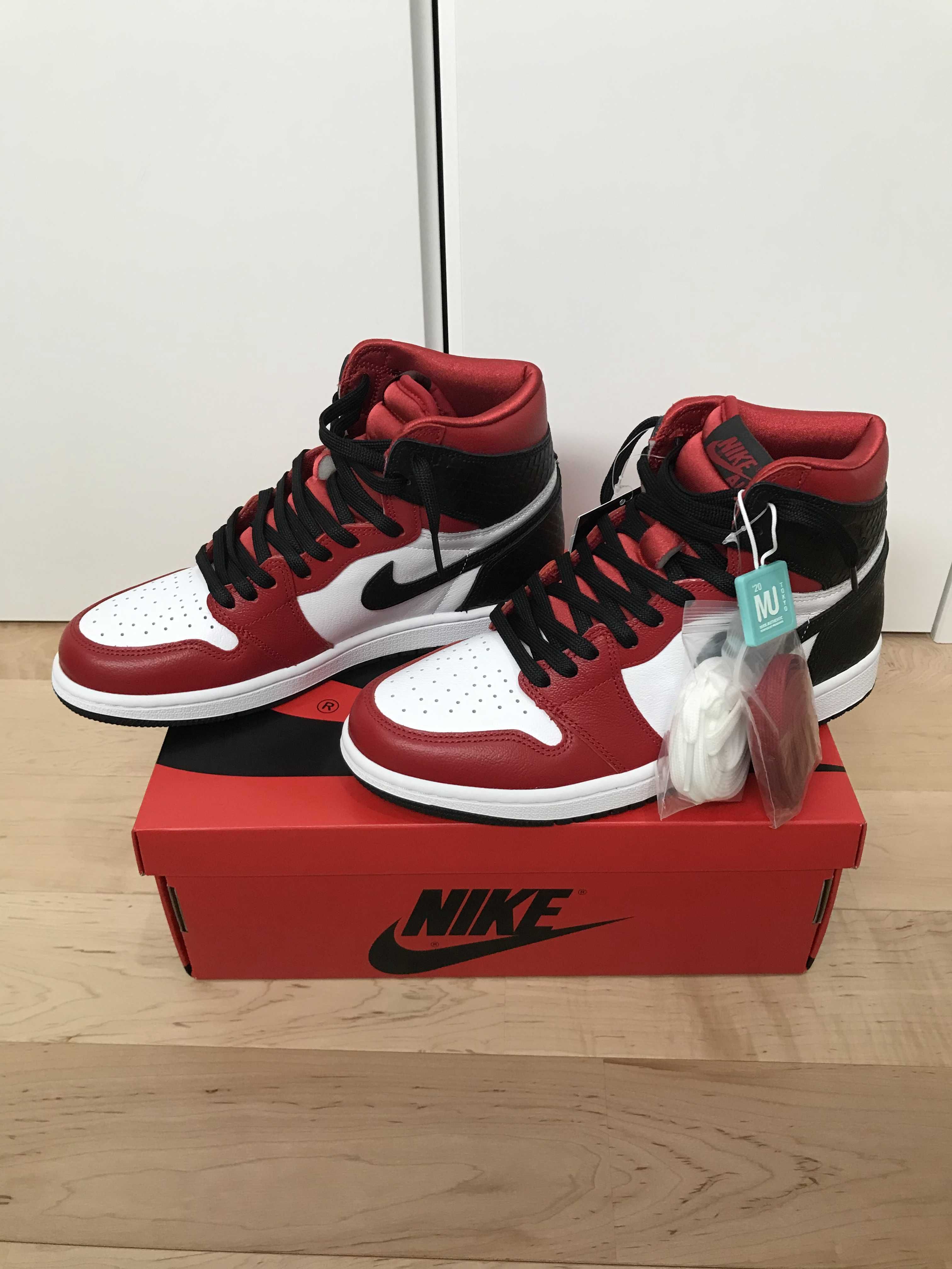 Nike Women's Air Jordan 1 High OG "Satin Red"