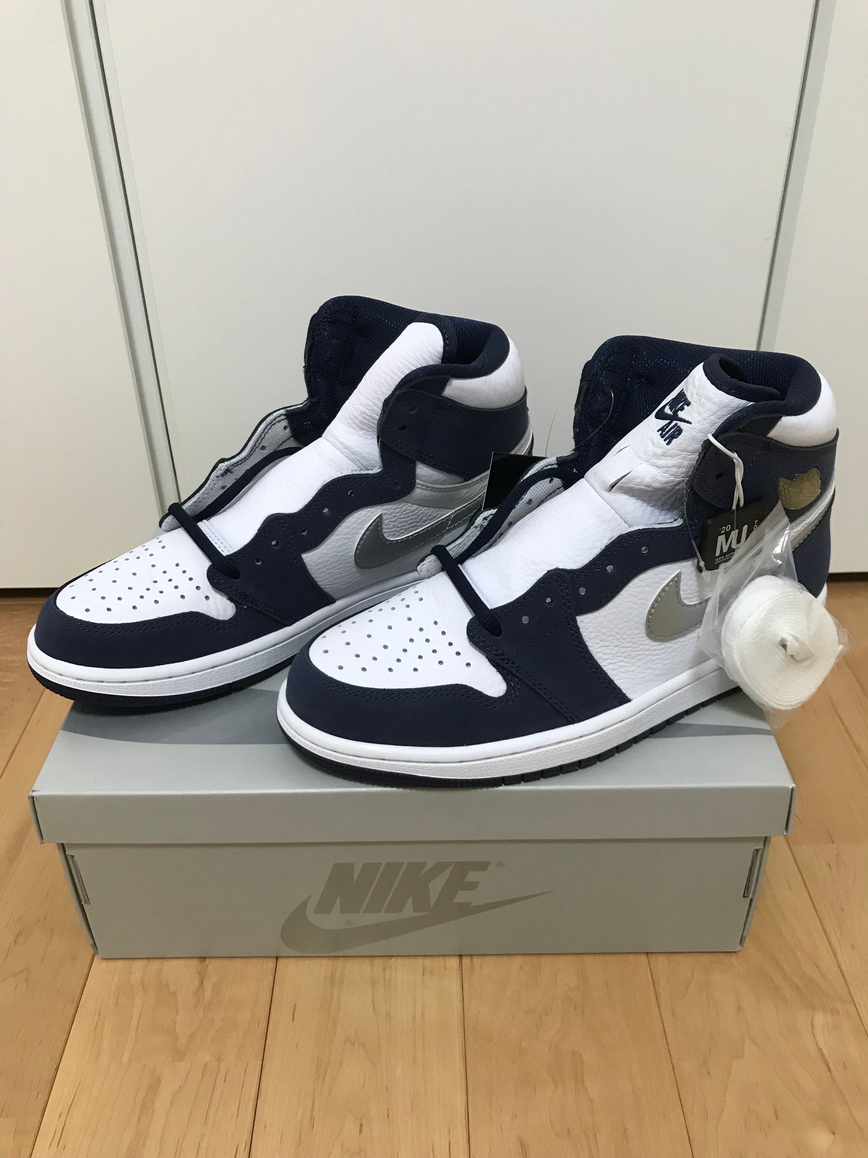 Nike Air Jordan 1 High OG CO.JP "White/Midnight Navy" (2020)(ブリーフケースなし)