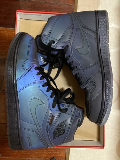 Nike Air Jordan 1 High Zoom Fearless "Multi Color/Varsity Red/Black"