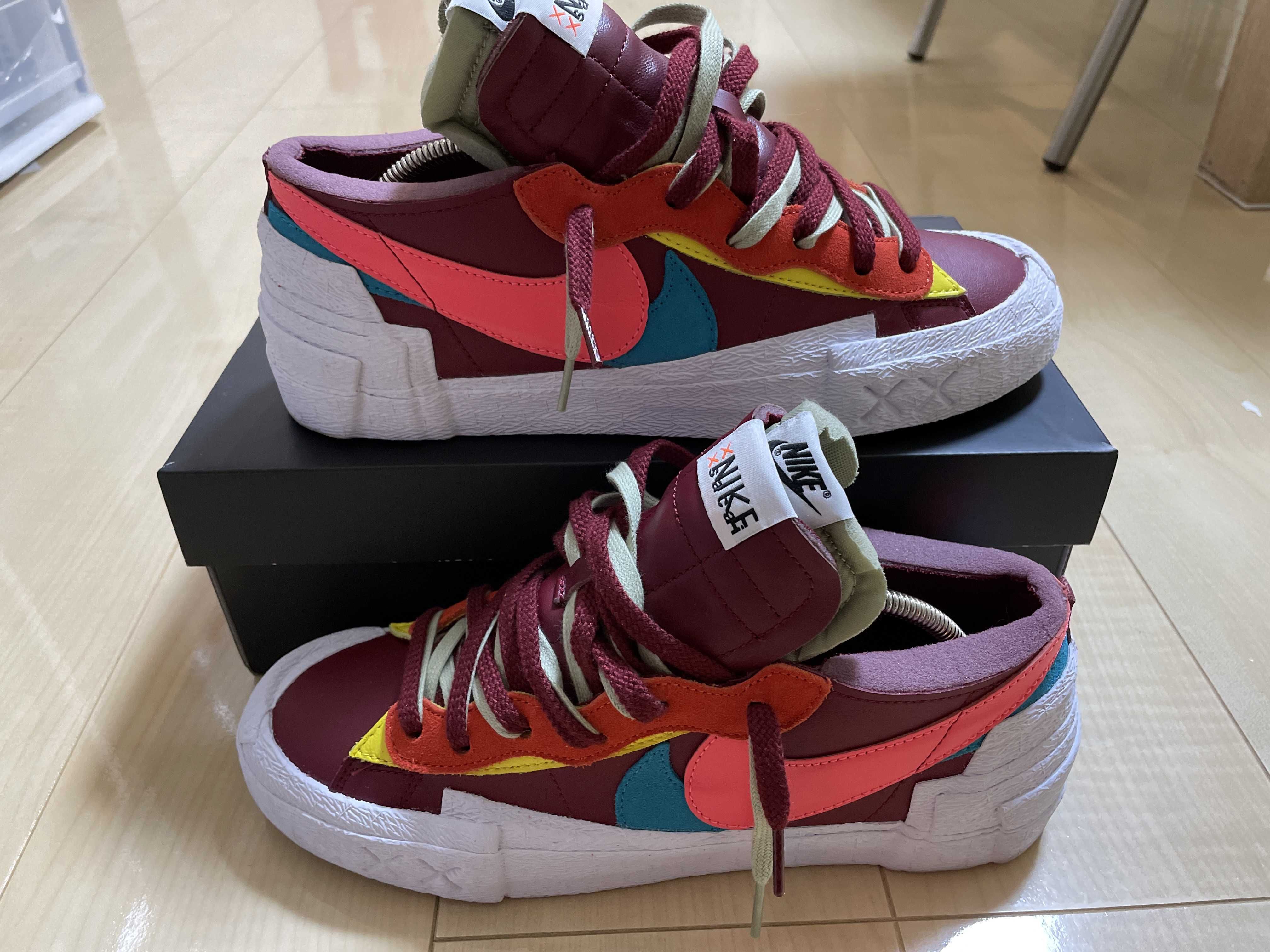 KAWS × sacai × Nike Blazer Low "Team Red"